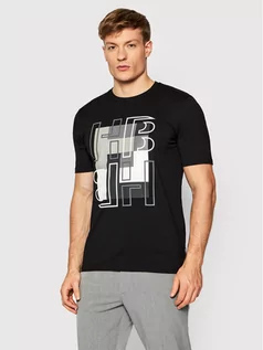 Koszulki męskie - Hugo Boss T-Shirt Tiburt 260 50458236 Czarny Regular Fit - grafika 1