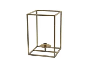 Świecznik złoty metalowy minimalistyczny - Świeczniki - miniaturka - grafika 1