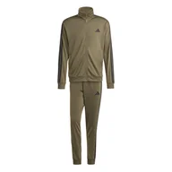 Dresy męskie - Męski Dres ADIDAS M 3S TR TT TS JI8854 – Oliwkowy - miniaturka - grafika 1