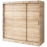 Szafy - Szafa przesuwna 200x200 Gold , Dąb Sonoma - miniaturka - grafika 1