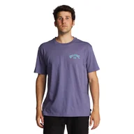 Koszulki męskie - Męska Koszulka z krótkim rękawem BILLABONG ARCH FILL TEES ABYZT01696-SKW0 – Fioletowy - miniaturka - grafika 1