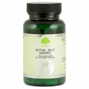 G&g Royal Jelly Mleczko Pszczele 600 mg - suplement diety 60 kaps. - Przeziębienie i grypa - miniaturka - grafika 1