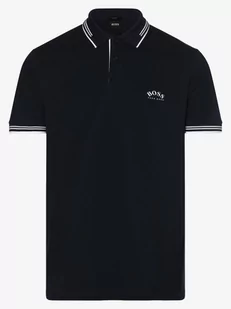 BOSS Green - Męska koszulka polo  Paul Curved, niebieski - Koszulki męskie - miniaturka - grafika 1