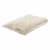 Poduszki ogrodowe - Beliani Koc beżowy 130 x 180 cm ASAKA - miniaturka - grafika 1