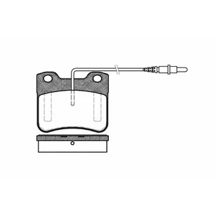 Klocki hamulcowe - komplet REMSA 0247.24 - Klocki hamulcowe - miniaturka - grafika 1