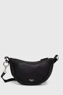 Torebki damskie - Pepe Jeans torebka skórzana NADINE LETHI kolor czarny PL031548 - miniaturka - grafika 1