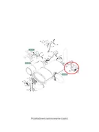 Części i akcesoria do maszyn rolniczych - NEW HOLLAND CASE Czujnik wydechu CNH 84422747 - 12V 5 PIN 84422747 - miniaturka - grafika 1