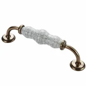 Zawiasy, okucia i inne akcesoria - Uchwyt meblowy - do szuflad, szafek - ceramiczny - drewniany - 2 sztuki - 128 mm - wielokolorowy - miniaturka - grafika 1