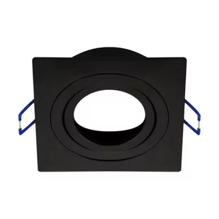 Ideus Sufitowa lampa wpuszczana Luba 04044 do sypialni czarna square - Oprawy, klosze i abażury - miniaturka - grafika 1