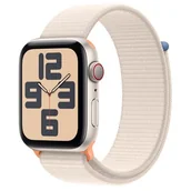 Smartwatch - Apple Watch SE 2-gen GPS + Cellular 40mm Opaska sportowa Beżowy - miniaturka - grafika 1