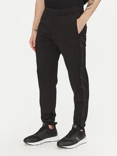EA7 Emporio Armani Spodnie dresowe 7M000310 AF13526 UC001 Czarny Slim Fit - Spodnie sportowe męskie - miniaturka - grafika 1