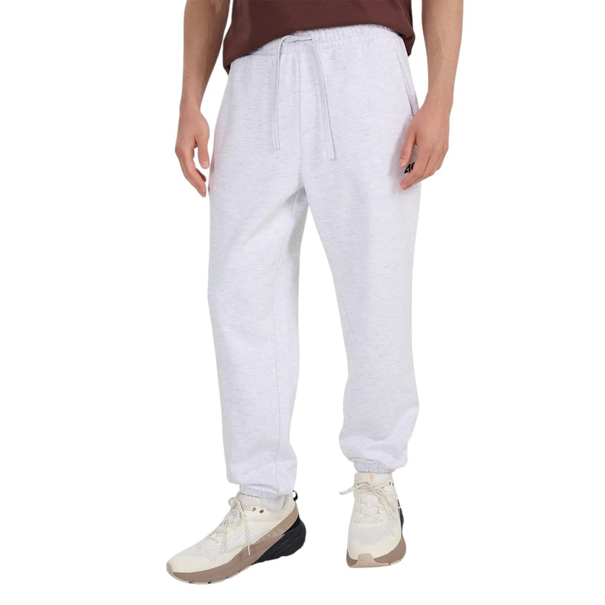 Spodnie dresowe męskie joggery 4F 4FWMM00TTROM1140 r.S