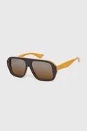 Okulary przeciwsłoneczne - Gucci okulary przeciwsłoneczne męskie kolor żółty GG1615S - miniaturka - grafika 1