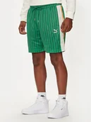 Spodenki męskie - Puma Szorty sportowe T7 624394 Zielony Relaxed Fit - miniaturka - grafika 1