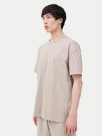 Koszulki męskie - 4F T-Shirt 4FWSS24TTSHM1316 Beżowy Oversize - miniaturka - grafika 1