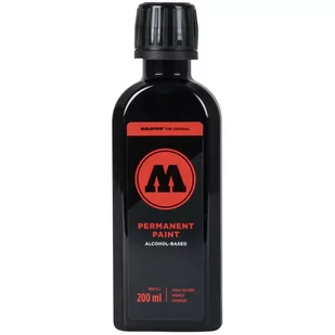 Tusz Molotow Permanent Paint - 200 ml - signal black - Farby i media malarskie - miniaturka - grafika 1