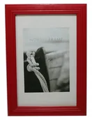 Ramki na zdjęcia - Ramka na zdjęcie 30x40 czerwona drewniana - miniaturka - grafika 1