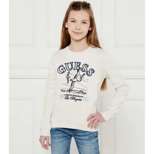 Guess Bluza Regular Fit - Bluzy dla dziewczynek - miniaturka - grafika 1
