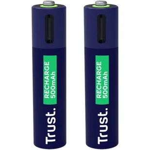 Akumulatorki AAA 500 mAh USB-C TRUST (2 szt.) - Akumulatory do aparatów dedykowane - miniaturka - grafika 1