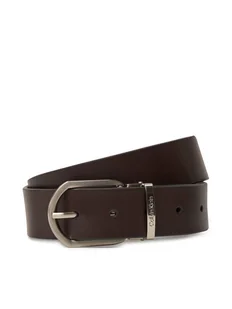 Calvin Klein Pasek Męski Adj Casual Round 35Mm K50K512838 Brązowy - Paski - miniaturka - grafika 1