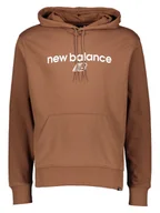 Bluzy męskie - New Balance Bluza "Sport Seasonal" w kolorze jasnobrązowym - miniaturka - grafika 1