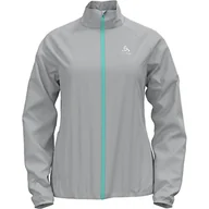 Kurtki damskie - Odlo Damska kurtka do biegania ZEROWEIGHT, odlo silver grey - polynya - miniaturka - grafika 1