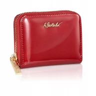 Portfele - BETLEWSKI mały portfel damski skórzany mini lakier - miniaturka - grafika 1