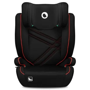 Lionelo, fotelik samochodowy LO-HUGO I-SIZE (100-150 cm), Sporty Black Red, Czarny - Foteliki samochodowe - miniaturka - grafika 1