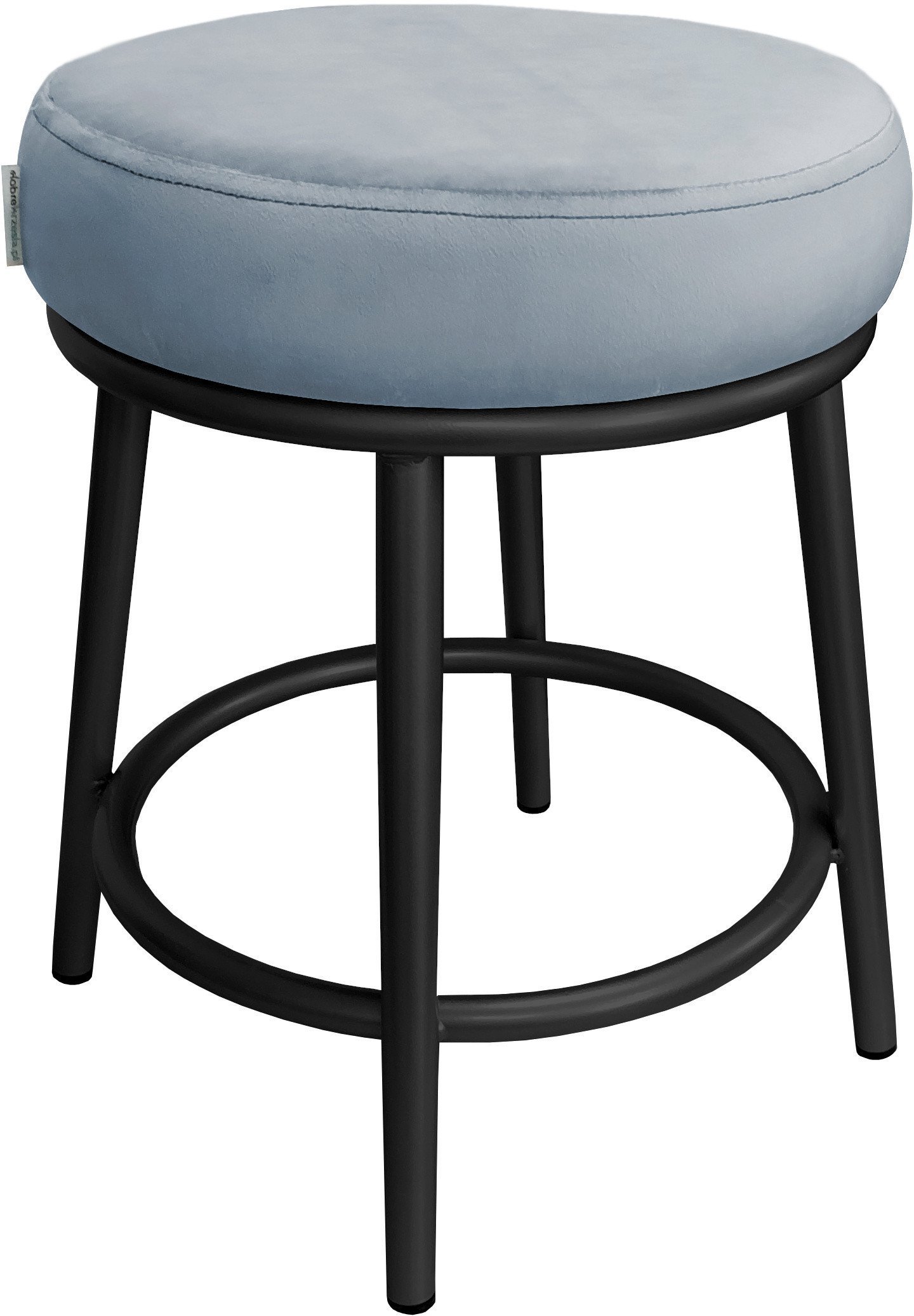 Taboret Ben noga metalowa czarna BL06