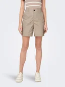 Spodenki damskie - ONLY Szorty w kolorze szarobrązowym - miniaturka - grafika 1