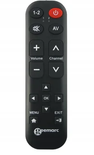 Geemarc TV-15 Universalfernbedienung lernfähig große Schrift - Piloty - miniaturka - grafika 1