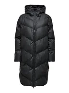 Kurtki damskie - JDY Płaszcz zimowy "Ulrikka" w kolorze czarnym - miniaturka - grafika 1