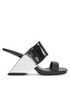 Klapki i japonki damskie - United Nude Klapki Loop Hi 10005766132 Srebrny - miniaturka - grafika 1