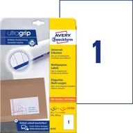 Etykiety do drukarek - Avery Zweckform Etykiety Zweckform 210x297 Trwałe 30ARK 30 Etykiet Białe 25 Arkuszy + 5 Arkuszy EXTRA ZW271 - miniaturka - grafika 1