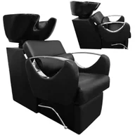 Myjki fryzjerskie - Myjnia myjka fryzjerska barberska do salonu fryzjerskiego barberskiego ruchoma ceramiczna misa armatura bateria słuchawka - miniaturka - grafika 1