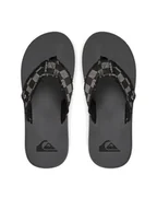 Klapki i japonki męskie - Quiksilver Japonki AQYL100047 Czarny - miniaturka - grafika 1