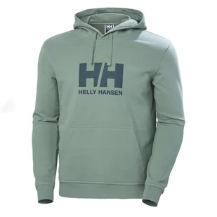 Męska Bluza HELLY HANSEN HH LOGO HOODIE 33977_489 – Zielony - Bluzy męskie - miniaturka - grafika 1