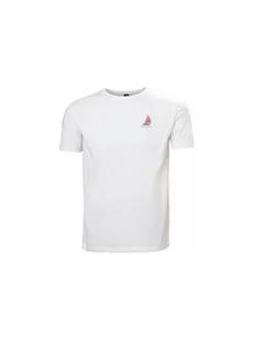 Koszulka HELLY HANSEN SHORELINE T-SHIRT 3. biały 2XL - Koszulki męskie - miniaturka - grafika 1