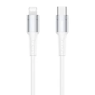 Kable USB - Remax Chaining Series kabel USB Typ C - Lightning PD 20W 1m biały (RC-198i) - miniaturka - grafika 1