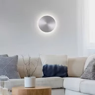 Lampy ścienne - Paul Neuhaus Kinkiet LED na baterię Puntua Ø 18 cm aluminium - miniaturka - grafika 1