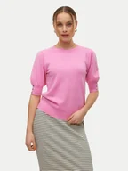 Bluzki damskie - Vero Moda Bluzka Hollykaris 10310577 Różowy Regular Fit - miniaturka - grafika 1
