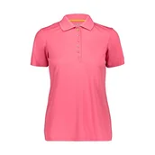 Koszulki i topy damskie - CMP Damska koszulka polo Piquet z technologią Dry Function Tech różowy Gloss. D34 - miniaturka - grafika 1