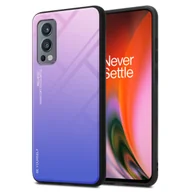 Etui i futerały do telefonów - Pokrowiec Do OnePlus Nord 2 5G Etui w RÓŻOWO - NIEBIESKI TPU Obudowa Case Cover Plecki Ochronny Cadorabo - miniaturka - grafika 1