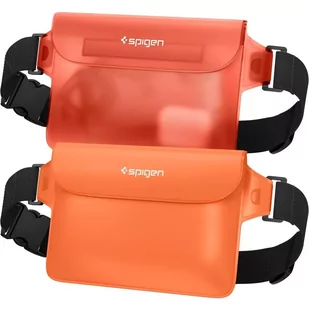 Etui wodoodporne Spigen A620 Universal Waterproof Waist Bag 2-Pack Sunset Orange - Etui i futerały do telefonów - miniaturka - grafika 1