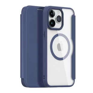DUX DUCIS Skin X Pro - futerał z klapką kompatybilny z MagSafe do Apple iPhone 15 Pro Max niebieski - Pozostałe akcesoria do telefonów - miniaturka - grafika 1