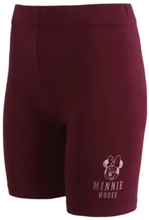 Bordowe spodenki Myszka Minnie DISNEY S - Spodenki damskie - miniaturka - grafika 1