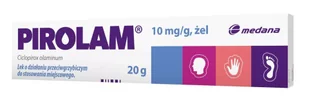 Medana PHARMA TERPOL GROUP S.A. Pirolam 10mg/g żel przeciwgrzybiczy na skórę 20 g 6098701 - Żele i maści lecznicze - miniaturka - grafika 1