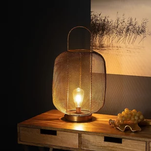 Dekoria Lampa LED Narva Gold 53cm 28,5 x 54 cm 814-119 - Lampy stojące - miniaturka - grafika 1
