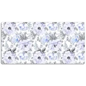 Podkładki na biurko - Ochronna mata na biurko Niebieskie róże 120x60 cm, Dywanomat - miniaturka - grafika 1