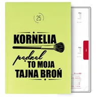 Notesy i bloczki - KALENDARZ SELEDYNOWY PLANER TERMINARZ A5 2025 PREZENT DLA WIZAŻYSTKI WZORY - miniaturka - grafika 1